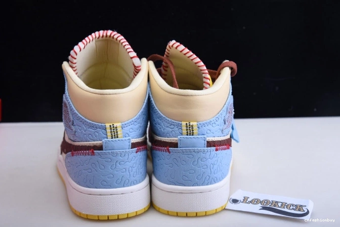Chateau 1 Jordan Fearless Mid x Maison CU2803-200 Rouge SE Air 0803